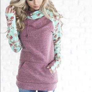 Double hooded sweatshirt New Without Tags